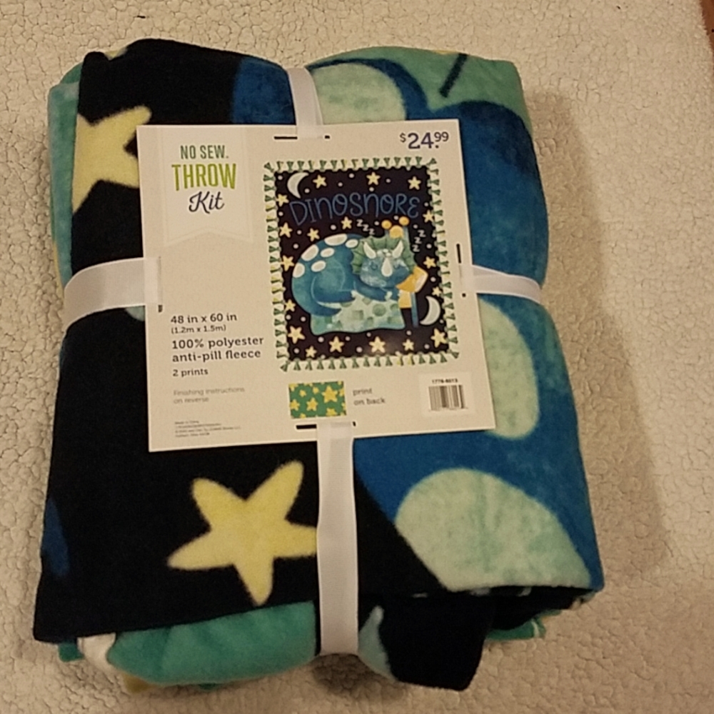 No sew throw kit